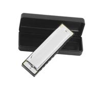 Armonica A Bocca 10 Fori 20 Toni Armonica A Bocca Sol Key Adatto Per Appassionati Di Musica Strumento A Fiato Argento