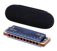 Armonica A Bocca 10 Fori 20 Toni Diatonica Blues Armonica A Bocca Con Custodia Di Prima Qualità Per Giocatore Principiante Regalo(B Tone)