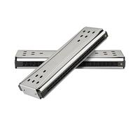 Armonica a bocca a 10 fori a doppia faccia Tremolo Armonica diatonica Blues Harp C&G Tasti a doppia faccia per musicisti Adulti Studenti