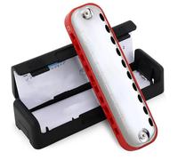 Armonica A Bocca A 10 Fori Con Bordi Arrotondati Per La Protezione Dello Strumento Musicale Blues(Black)