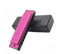 armonica a bocca Armonica A 10 Fori Con Nucleo In Rame E Titanio, Educazione Per Studenti, Puzzle Per Strumenti Musicali (Color : Pink)