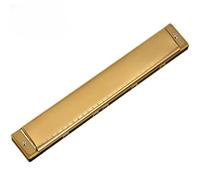 armonica a bocca Armonica A 28 Fori Accento/Polifonia Chiave C Armonica Professionale Armonica Tremolo Mini Arpa Strumenti Armonica (Color : Gold)