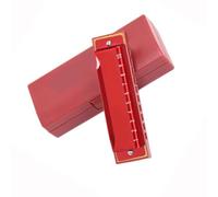 armonica a bocca Armonica C Tone Key 10 fori Indizi Accordatura Organetto a bocca Gaita Musical (Color : 01)