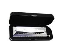 armonica a bocca Armonica Cromatica 12 Fori 48 Toni ABS Pettine ACGD Chiave Bb Strumenti Musicali Professionali (Color : Sliver Key of D)