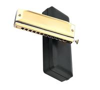 armonica a bocca Armonica Cromatica Professionale 12 Fori 48 Toni Armonica A Bocca, Chiave Di C Arpa ABS Pettine Ance In Ottone Strumenti Musicali (Color : Golden)