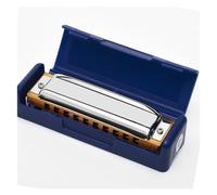 armonica a bocca Arpa diatonica armonica a 10 fori, corpo in legno, chiavi di C, D, E, F, A (Color : C)