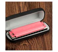 armonica a bocca c Armonica A 10 Buche Armonica A 10 Buche Adulto Principiante Studente Voce C Armonica Strumento Musicale (Color : Pink C tone)