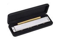 armonica a bocca c Armonica A 24 Buche Polifonica C Tune Studenti Principianti Voce Per Adulti Prestazioni Professionali (Color : 24 hole polyphonic silver)
