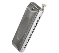armonica a bocca Chiave Armonica Cromatica Di C 12 Fori 48 Toni Armonica A Bocca 15.9x4.3x3CM Strumenti Musicali Neri