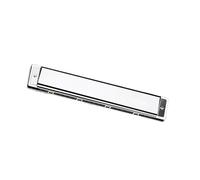 Armonica A Bocca In Do A 24 O 28 Fori Adatta Per La Pratica E L'esecuzione Professionale Degli Adulti Armonica(24 Silver)