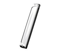 Armonica A Bocca In Do A 24 O 28 Fori Strumento Professionale Per Adulti Colorato E Pratico armonica Strumento Professionale(28 Silver 2)