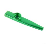 Armonica a bocca kazoo in alluminio per principianti, strumento musicale progettato per fare musica divertente e per giocare con i partner, portatile e leggera (verde)