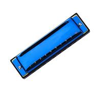 armonica a bocca professionale Armonica A 10 Fori Blues Livello Di Prestazione Professionale Blues C Key Principianti Adulti Dieci Fori(Blue)