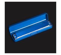 armonica a bocca professionale Armonica A 24 Fori Melodia C Per Principianti Adulti Performance Polifonica Tono Singolo Pratica Studio Autonomo(Blue)