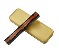 Armonica A Bocca Professionale Armonica A Bocca 22 Fori Tremolo Arpa Ance In Bronzo Fosforoso Chiave Nera Di Do Piastra Ispessita Arpa Bocca Ogan(G key)