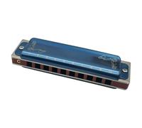 armonica a bocca professionale Armonica Blues A 10 Fori Armonica Blues Diatonica Con Custodia/Armonica Più Professionale Per Giocatori Principianti Adulti(Blue)