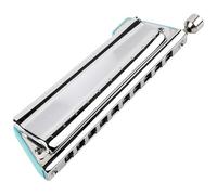 Armonica A Bocca Professionale Armonica Blues Accordatura 10 Fori Pop Armonica Arpa Senza Valvole Chiave Di Do Diatonica Organo A Bocca Strumento Musicale(Blue,Blues-G)