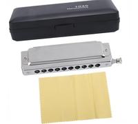 Armonica A Bocca Professionale Armonica Cromatica A 10 Fori E 40 Note Armonica Standard Per Principianti Armonica In Acciaio Inossidabile Con Tono Completo