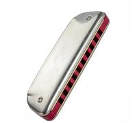 Armonica A Bocca Professionale Armonica diatonica Melody Blues Harp ABS Comb Progressive Strumenti musicali professionali per suonatori melodici 10(Key Eb)