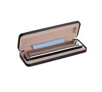 Armonica A Bocca Professionale Armonica Polifonica A 24 Fori Per Adulti Strumento Armonica In Do Per Principianti(Silver)