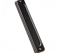 Armonica A Bocca Professionale Armonica Polifonica A 24 Fori Per Principianti Chiave In Do Professionale Bocca Polifonica Nera Opaca A Forma Di Arco(D key)