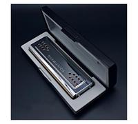 Armonica A Bocca Professionale CG Key 24 Fori Tremolo Armonica Doppia Faccia Argento Armonica Per Esercitarsi Strumento A Fiato Armonica