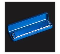 Armonica A Bocca Professionale Strumento Introduttivo Per Principianti Adulti Esecuzione Polifonic Pratica Monotono 24 Fori In Do(Blue)