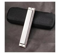 Armonica A Bocca Professionale Tremolo 24 Fori Arpa Professionale Armonica ABS Trasparente Pettine Armonica Strumenti Musicali(G Tone)