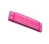 Armonica Armonica A 10 Fori Per Principianti Mini Strumento In Plastica Rosa