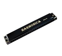 Armonica Armonica A Bocca A 24 Fori In Scatola Trasparente Tonalità C Tipo Professionale Per Esercitazioni Pratiche(Black)