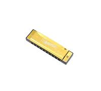 Armonica Armonica A Bocca In Metallo A Dieci Fori Per Principianti Portatile E Robusta(10 holes gold)