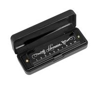Armonica Armonica A Bocca Professionale A 10 Fori E 20 Toni In Do Con Custodia Per Principianti(Black)