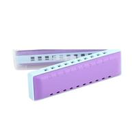 Armonica Armonica A Dieci Fori Musica Creativa Strumento A Fiato Per Principianti(Purple+light blue)