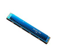 Armonica Armonica Armonica polifonica C a 24 buche per principianti(Blue)