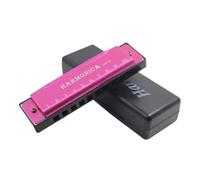 Armonica Armonica Blues A 10 Fori Con Anima In Rame E Titanio Strumento Musicale Armonica(Pink)