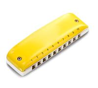 Armonica Armonica Blues Diatonica A 10 Fori Corpo In Resina Coperture In Acciaio Inossidabile Giallo(AB Tone)
