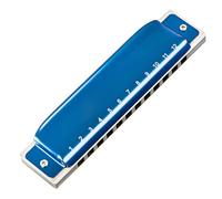 Armonica Armonica Bruce 12 Fori Telaio In Metallo Telaio In Alluminio Livello Di Prestazioni Professionale Con Bassi 4 E 6(Blue,F)