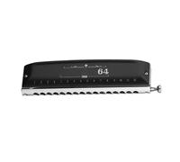 Armonica Armonica Cromatica Per Adulti A 12 Fori In Do Con Cursore E Valvola 48 Toni(16holes black)
