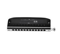 Armonica Armonica Cromatica Per Principianti A 12 Fori In Do Con Cursore E Valvola 48 Toni(12holes black)