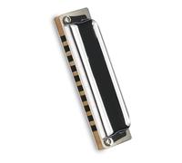 Armonica Armonica diatonica blues a 10 fori Argento squisito strumento musicale Qualità del suono standard (Color : C)
