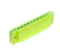 Armonica Armonica Per Principianti Strumento Portatile A Dieci Fori Resistente E Colorato(Green)