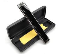 Armonica Armonica Polifonica A 28 Fori Con Ampia Gamma, Chiave In Do, Armonica Tremolo In Bronzo, Gong, Per Principianti