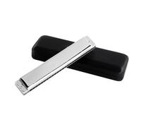 Armonica Armonica Polifonica In Do A 24 Fori Tremolo Professionale Armonica A Bocca Per Adulti Professionisti Oro/Argento(Silver)