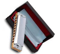 Armonica blues a 10 fori in chiave C con un bellissimo tono morbido e uno strumento squisito Armonica Per Principianti