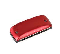 Armonica Blues A 7 Fori Arpa Blues Strumento A Fiato Rosso/Verde/Viola/Blu/Rosa/Giallo Disponibile(Red D)