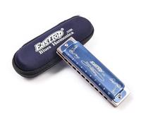 Armonica blues diatonica a 10 fori, 008 K, armonica blues diatonica Paddy F# con custodia, più professionale armonica a 20 toni per principianti, studenti, adulti e giocatori professionisti (chiave