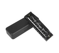 Armonica blues in Do Key Blues Armonica a bocca IRIN 10 fori, armonica standard per adulti, professionisti, principianti e studenti (nero)