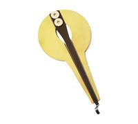 Armonica circolare progettata con precisione con finitura in oro caldo per musicisti e appassionati di strumenti musicali da collezione portatile tascabile