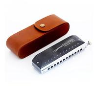 Armonica cromatica 12 fori 48 toni armonica a bocca arpa strumenti tonalità di do/la/si/sol/bsi strumenti musicali(G key)