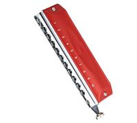 Armonica cromatica a 10 fori chiave C. Strumento da gioco dall'aspetto rosso squisito e alla moda Set Di Armonica